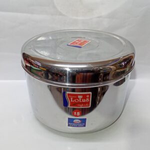 STAINLESS STEEL HALF DABBA (NO:18)