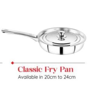 MAHAA STAINLESS STEEL CLASSIC TRY PAN