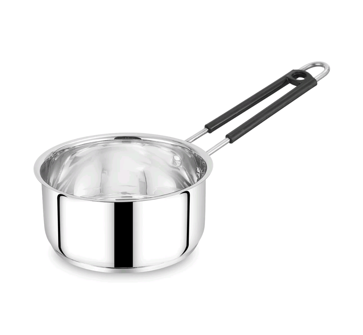 MAHAA Utena Stainless Steel Sauce Pan – Tea, Milk, Soup, Maggie Pan | Tri Ply Base | Non-stick | Gas & Induction Compatible | StayCool+ Handle | 14cm / 16cm / 18cm /20CM