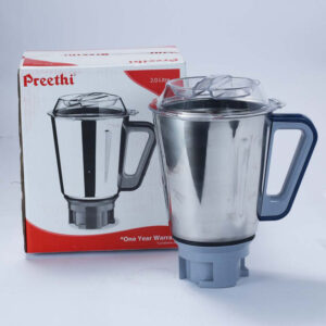 Preethi Xpro MGA-520 2-Litre Duo Jar (Steel/Transparent)