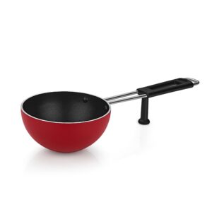 Ideal Ever Nonstick Tadka Pan 10cm | Red