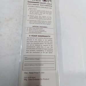 MILTON-GREEN LABLE ELECTRONIC GAS LIGHTER