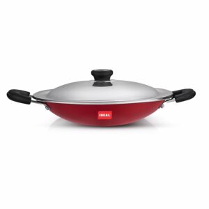 Ideal Ever Non-stick Appam Pan with stainless steel Lid (24 cm)