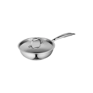 signoraware Artista Tri-Ply Frypan with Steel Lid (Induction and Gas compatible) 18cm. / Capacity 850ml.