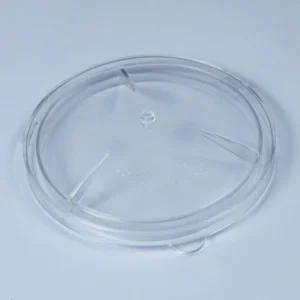 PREETHI DOME LID WITH GASKET-FLAT CLEAR