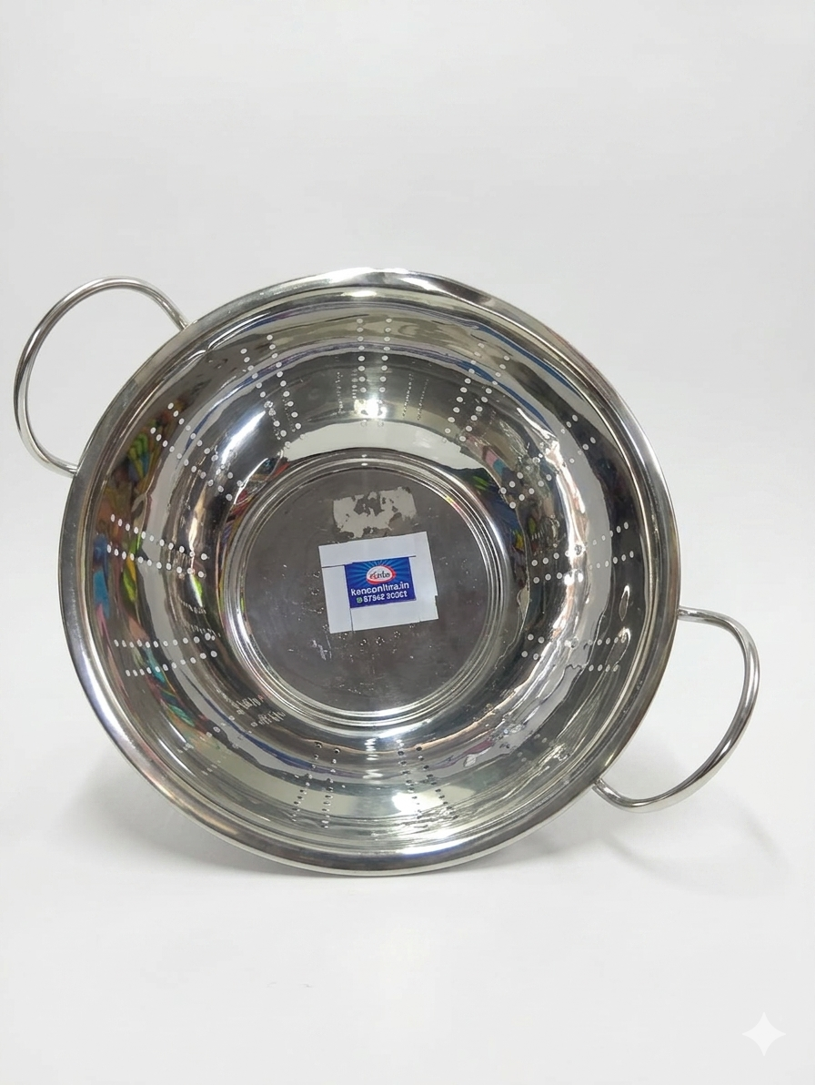 Premium Stainless Steel Vegetable Strainer With Handle