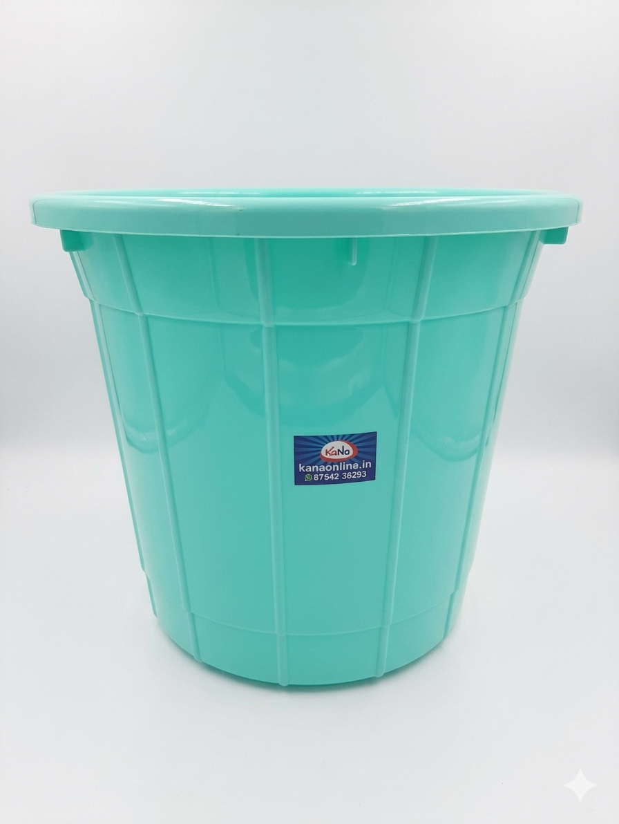 plastic dustbin.