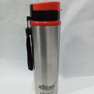 National Frosty stainless steel water bottle.