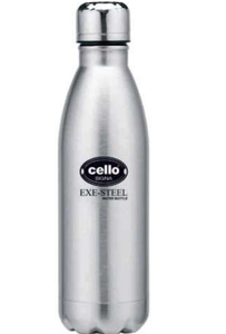 Stainless Steel Cello Signa Exe-Steel Water Bottles Silver