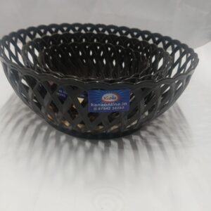 Premium Round Lattice Storage & Fruit Basket