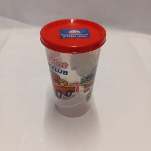 Plastic Storage Cup with Airtight Lid (300ml – 400ml)