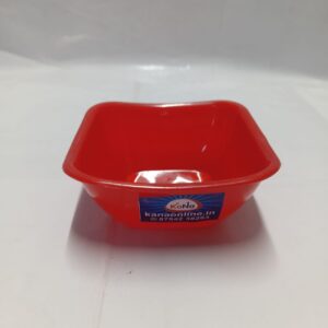 Square Radiant Red Multipurpose Snack Bowl