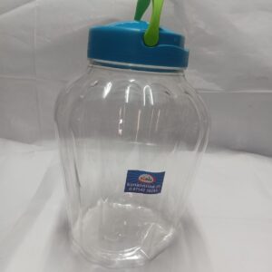 Multi-Purpose Clear Storage Jar with Easy-Carry Handle