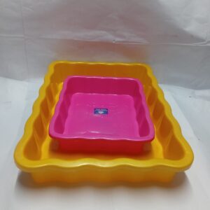 Nested Scalloped Utility Tray Set