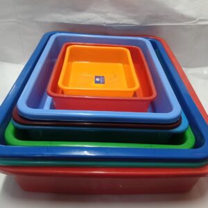 Premium Multipurpose Nested Rectangular Utility Tray Set