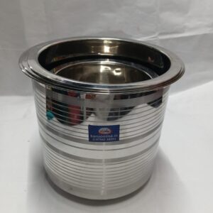 Premium Striped Stainless Steel Tope ( Adukku pathiram )