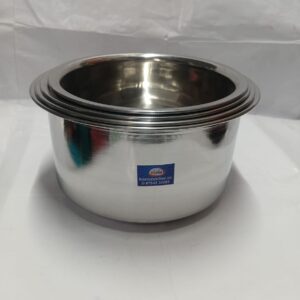Stainless Steel ADUKKU PATHIRAM (Stainless Steel Deep Bottom Bowl / Vessel)