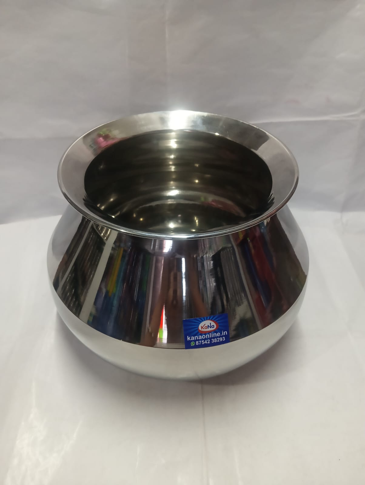 Stainless Steel Deksha (Premium Stainless Steel Wide-Mouth Handi Set) - Image 4