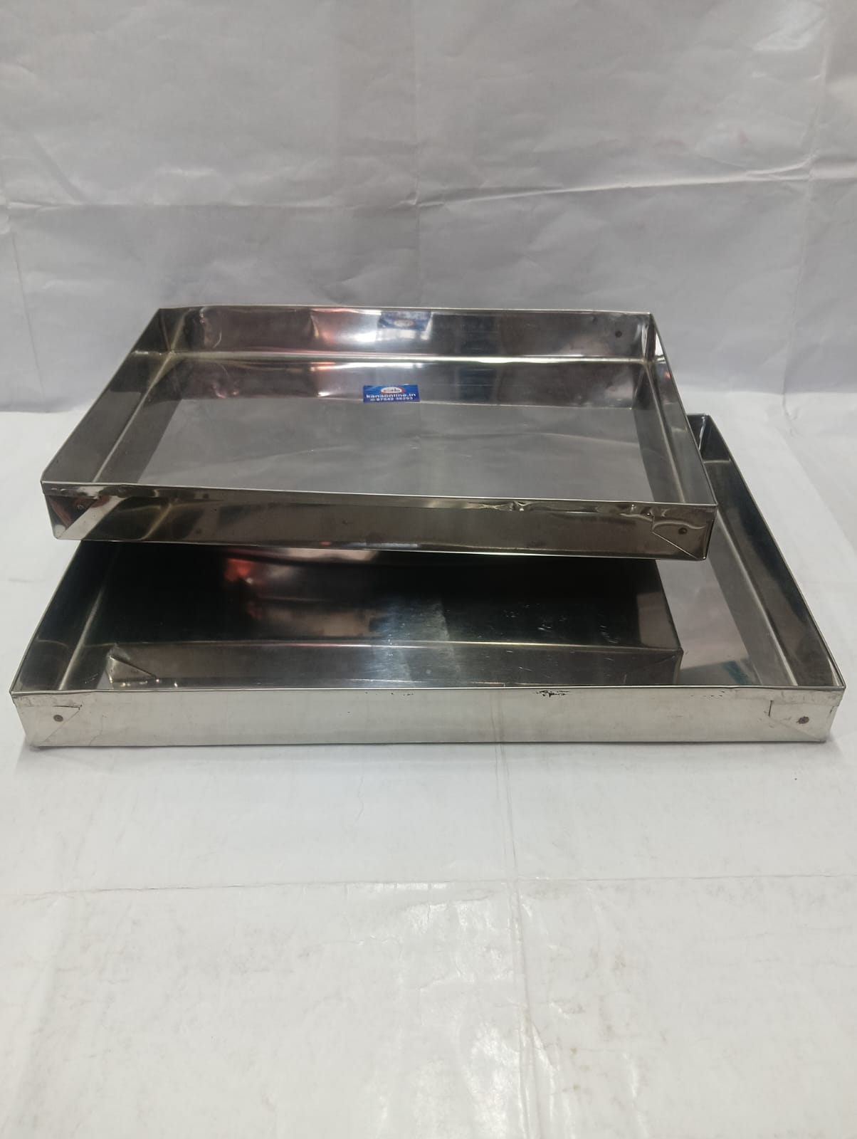 Stainless Steel Rectangular Deep Trays