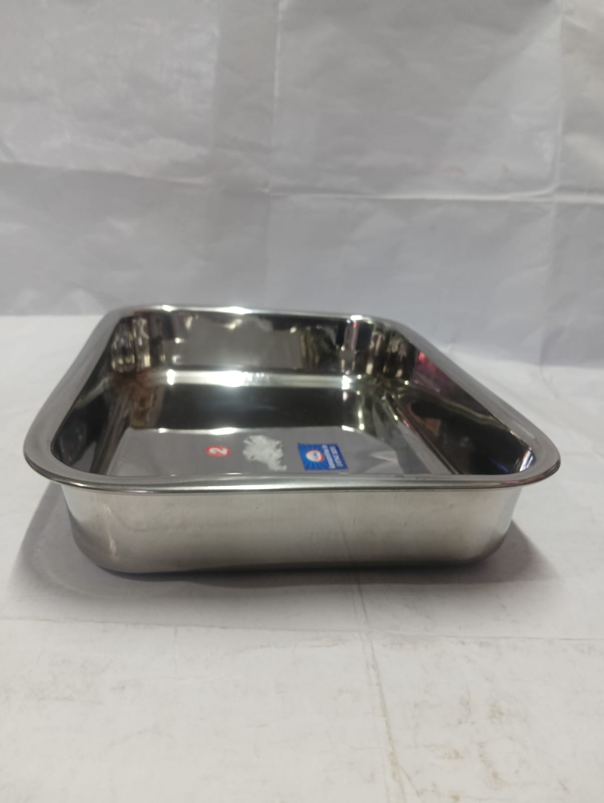 Stainless Steel Rounded Rectangular Serving Trays - Image 7