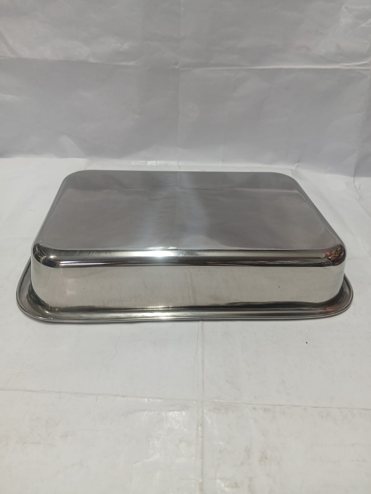 Stainless Steel Rounded Rectangular Serving Trays - Image 10