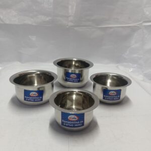 Mini Stainless Steel Deep Tope Set (4-Piece Nesting Combo)