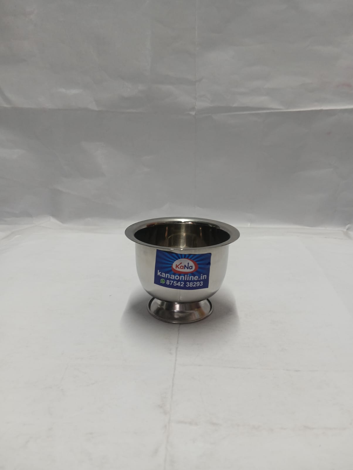 Stainless Steel Multi-Purpose Serving & Pooja Bowl with Stand - Image 5