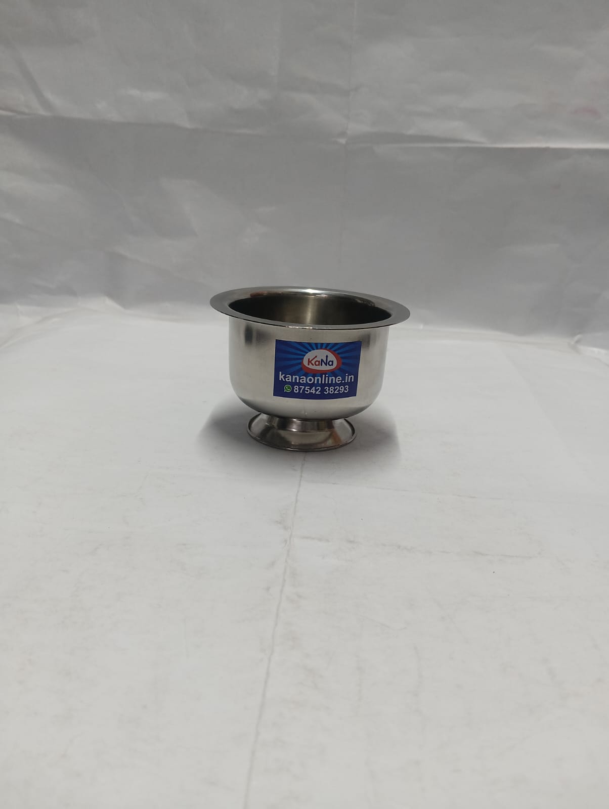 Stainless Steel Multi-Purpose Serving & Pooja Bowl with Stand - Image 6