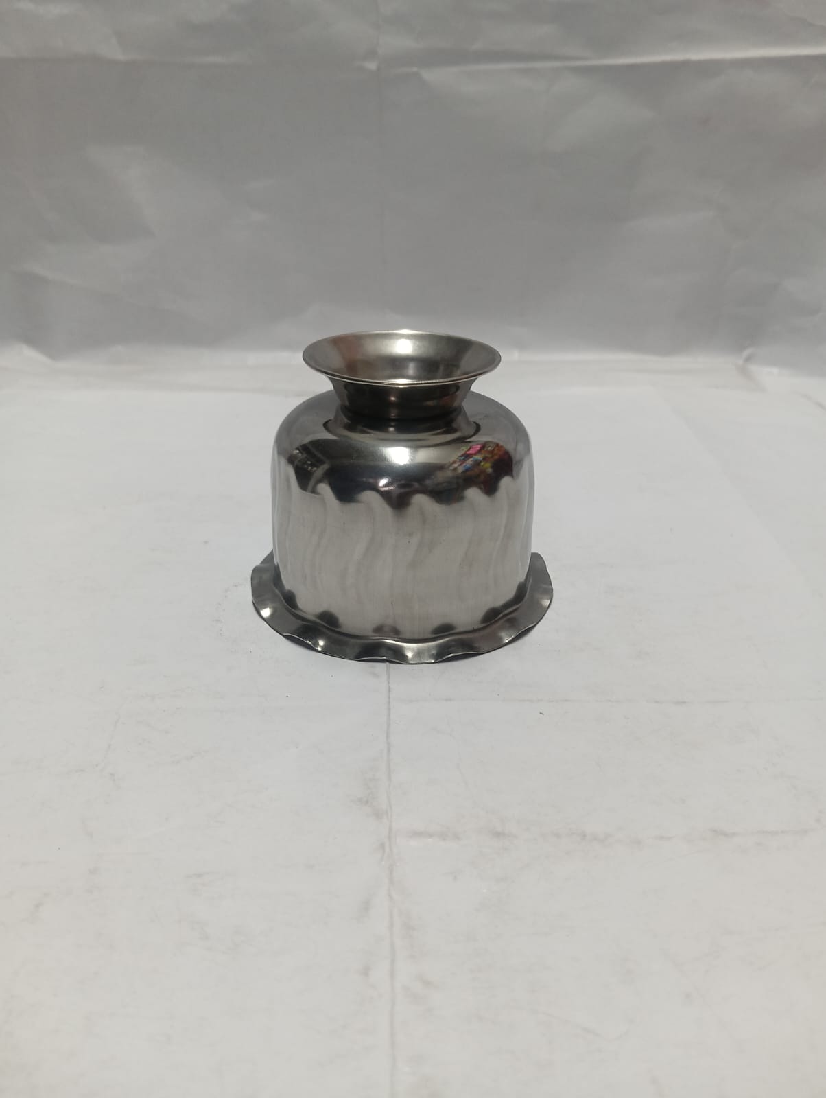 Stainless SteelFlower Designed Multi-Purpose Serving & Pooja Bowl with Stand - Image 5