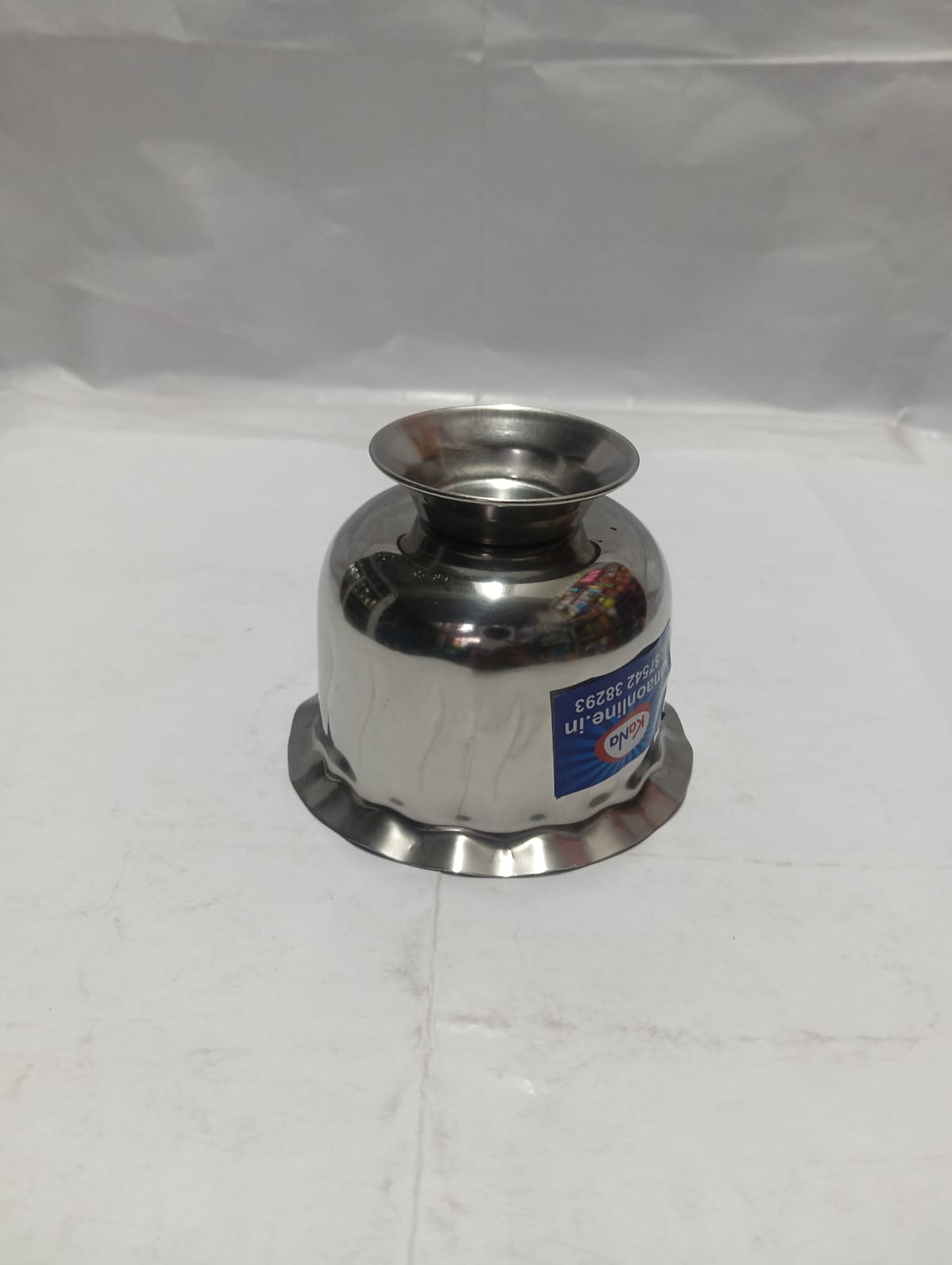 Stainless SteelFlower Designed Multi-Purpose Serving & Pooja Bowl with Stand - Image 7