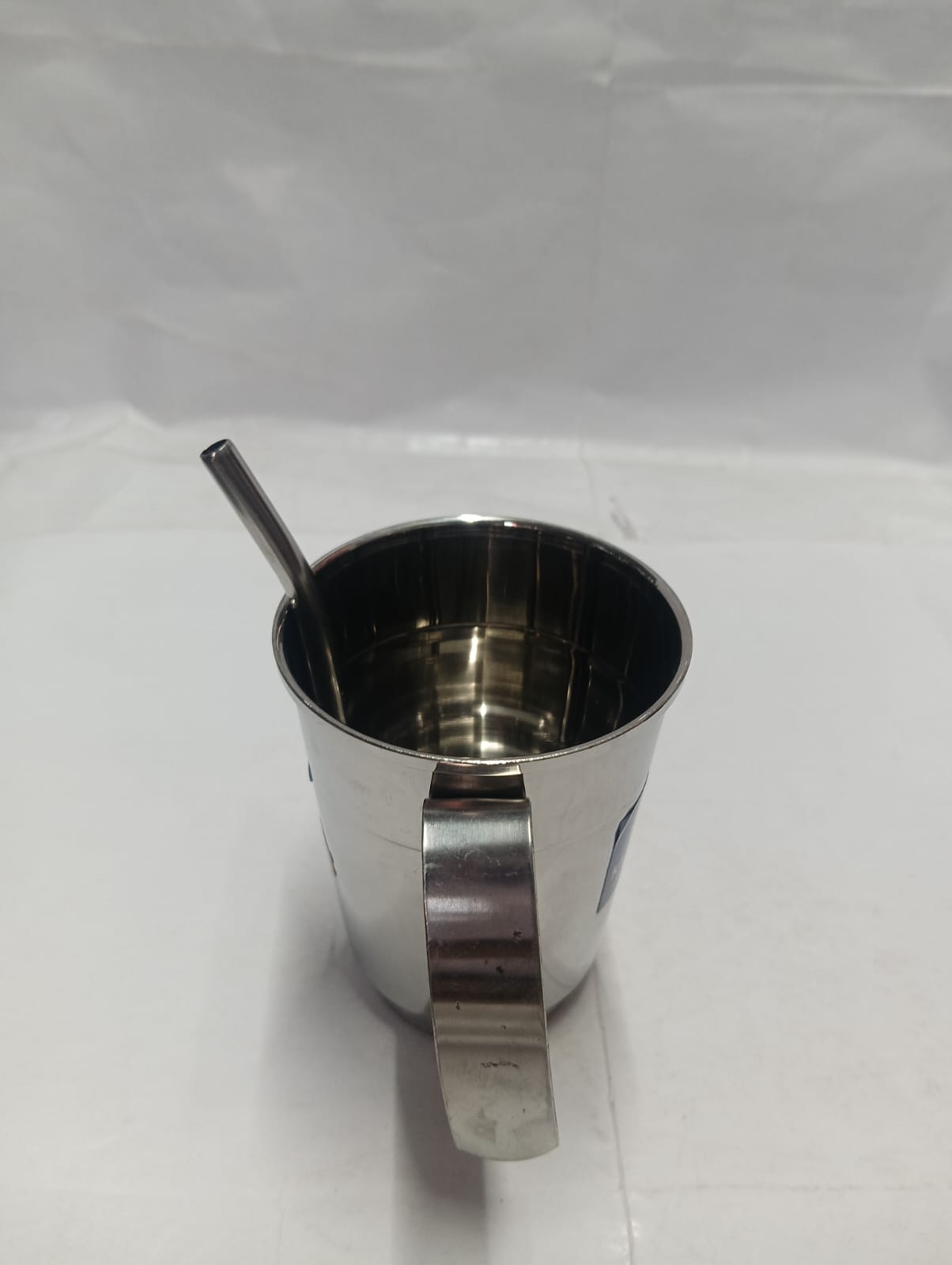 Stainless Steel Feeding Mug with Built-in Straw - Image 6