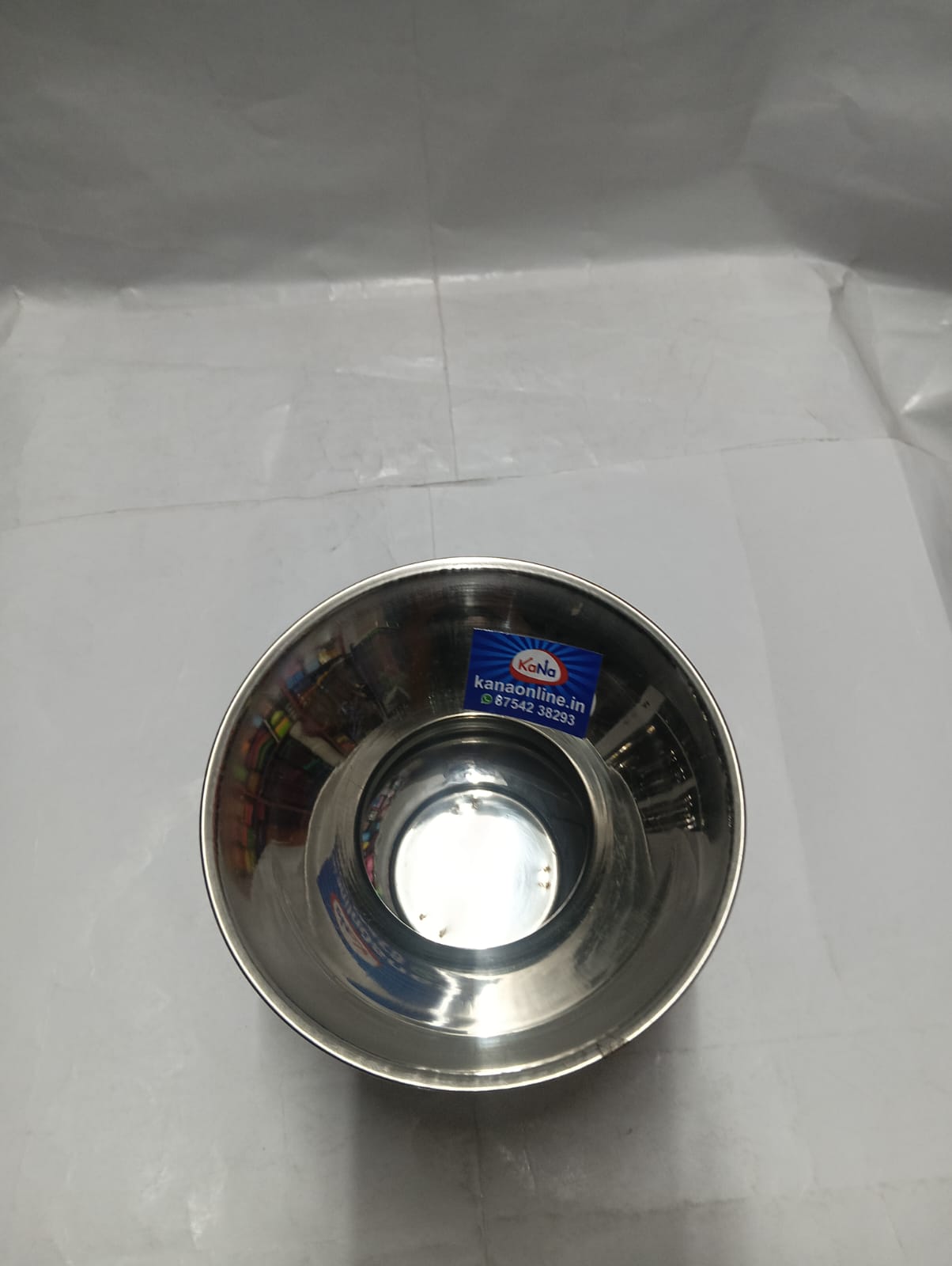 Stainless Steel KUMBA (Stainless Steel Betel Spittoon with Stand Base) - Image 5