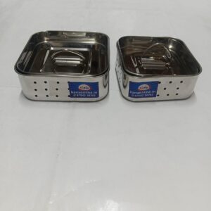 Stainless Steel Square Shape Paneer Maker ( Set of 2 )