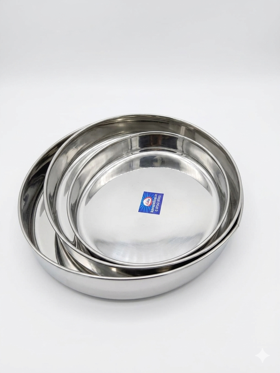 Premium Stainless Steel Oval Plate