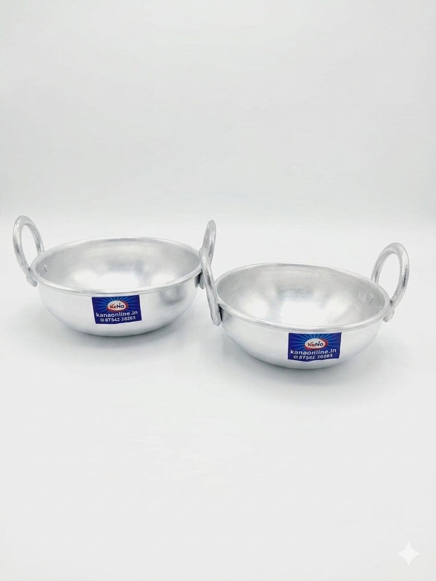 Aluminium Small Kadaai Set ( 2)