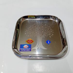 S.S FANCY SQUARE PLATE (NO:01)