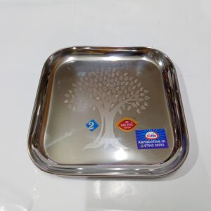S.S FANCY SQUARE PLATE (NO:02)