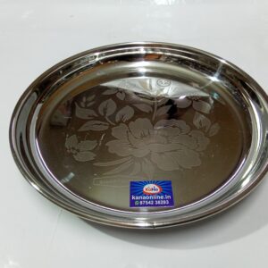 S.S FANCY DEEP RICE PLATE(NO:12)