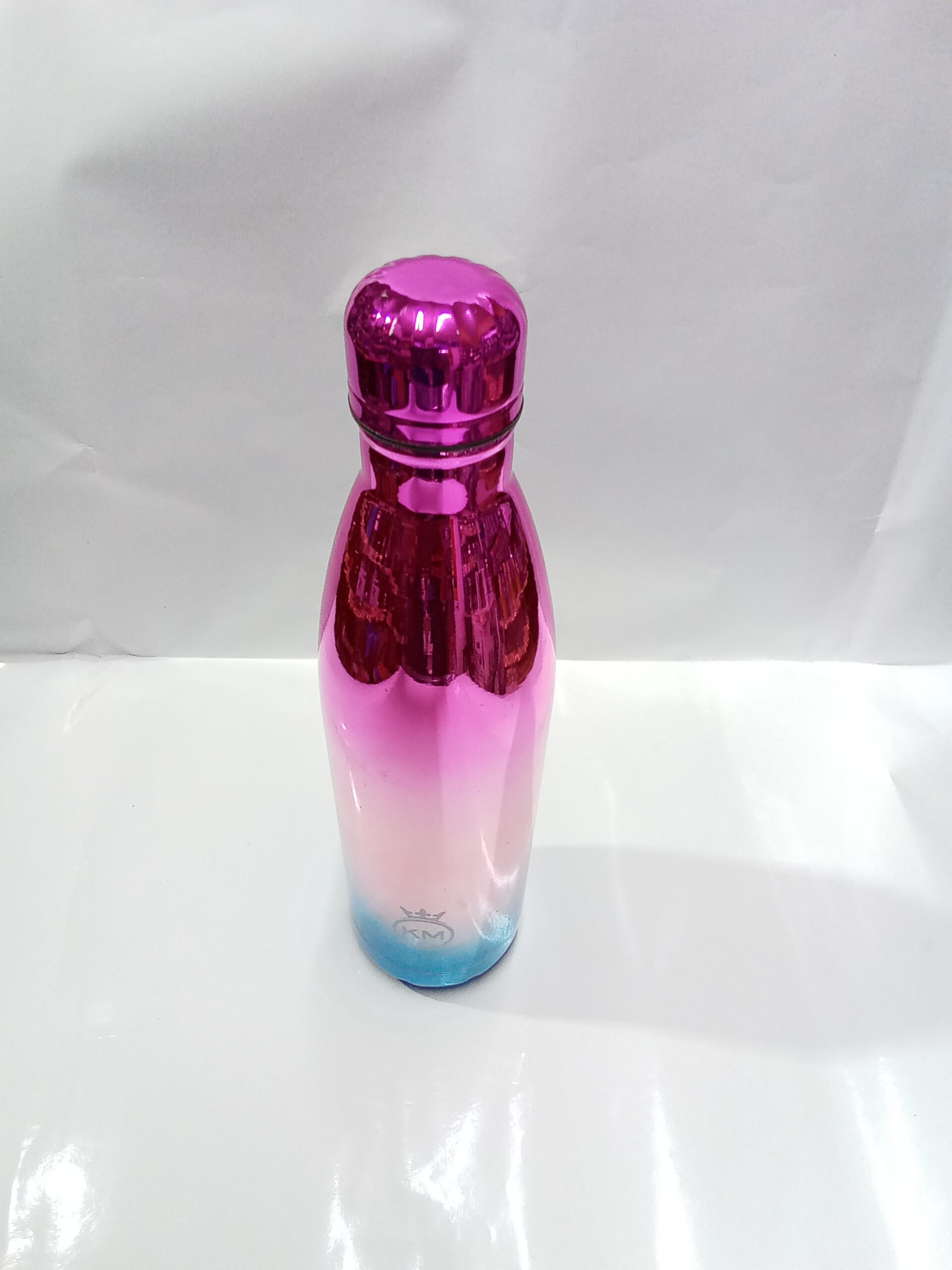 KM-STEEL WATER BOTTLE(1 LTR)