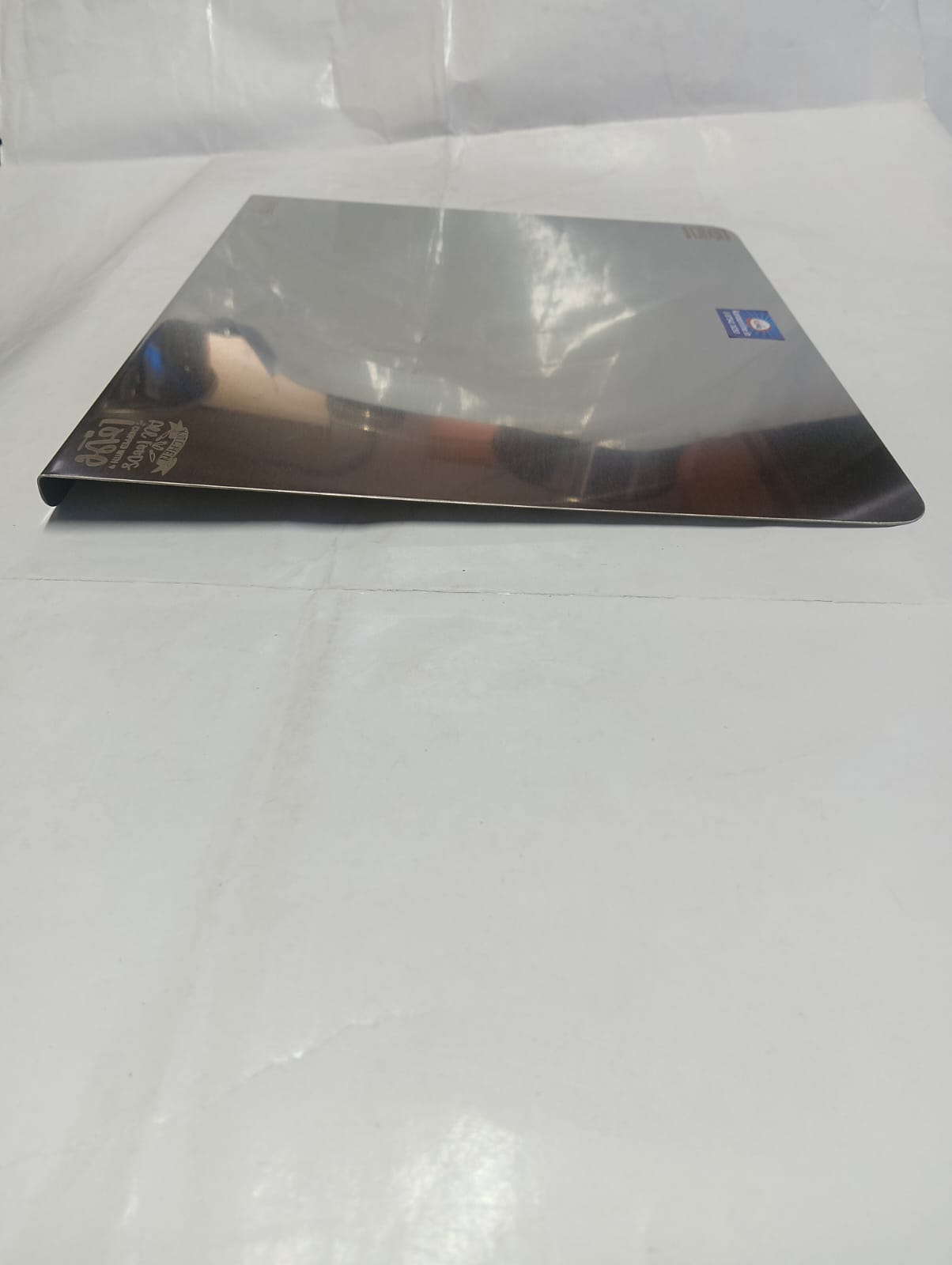 Premium Stainless Steel L-Shaped Chopping & Pastry Board with Countertop Lip - Image 2
