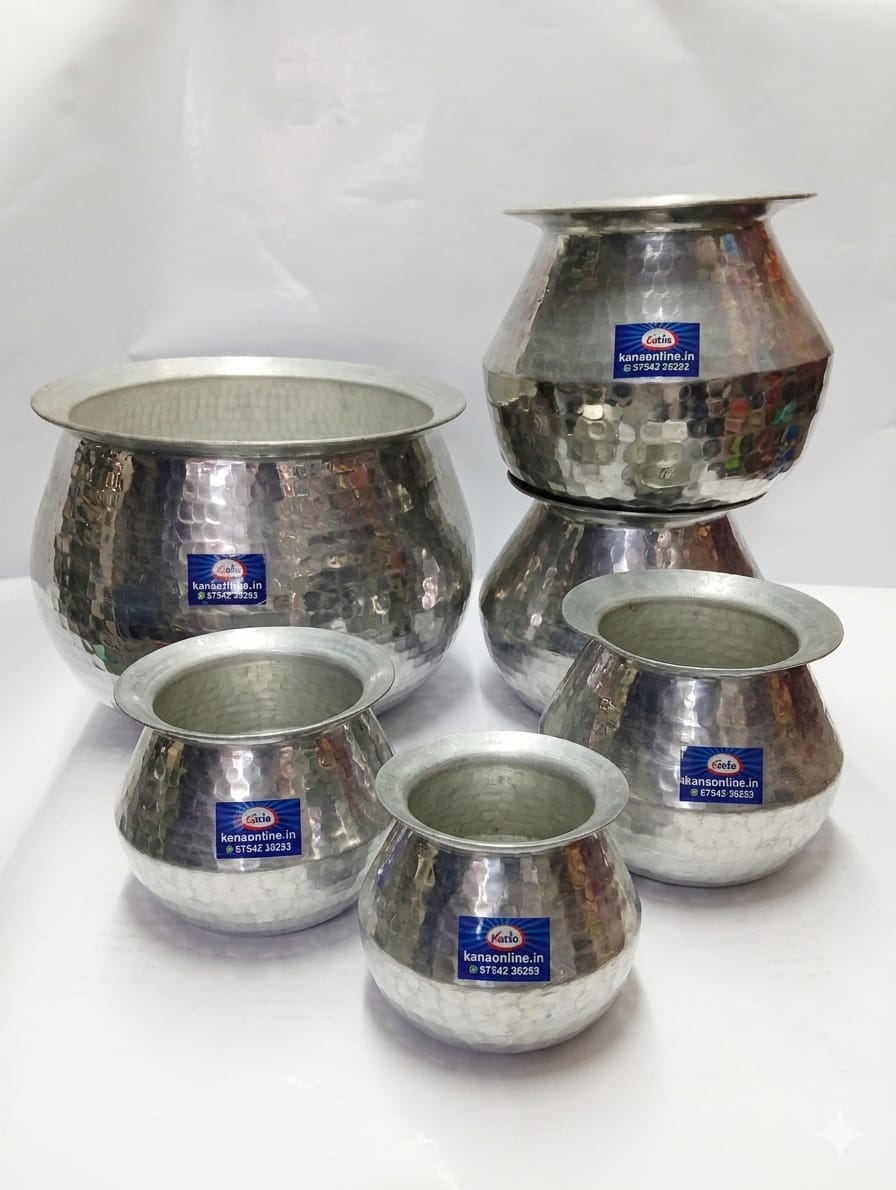 Traditional Hammered Aluminium Deksha