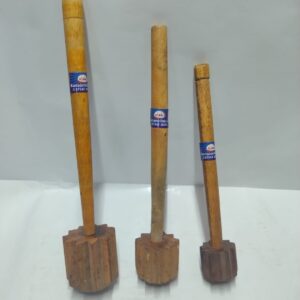 Wooden  Hand Masher (Mathani)