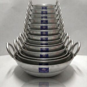 Premium Heavy-huge Aluminium Kadaai Set (Set of 14)