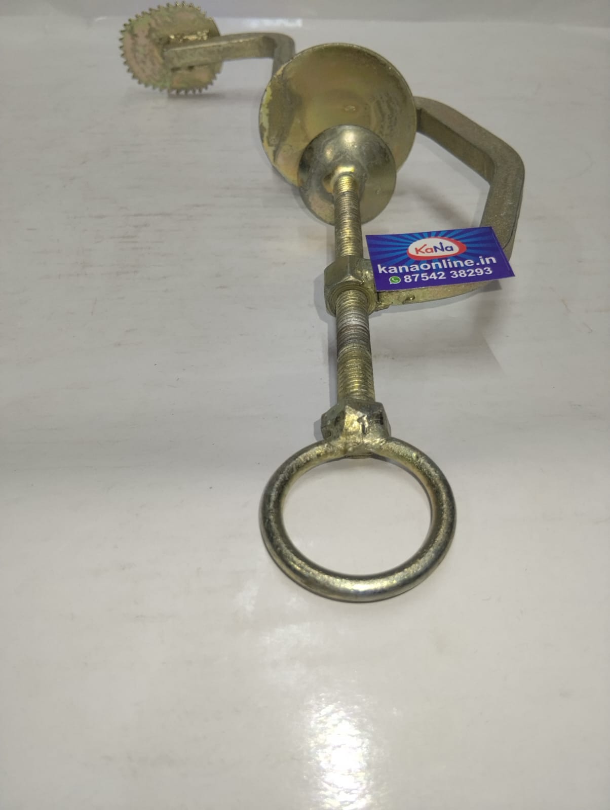 Iron Table-Top Manual Coconut Scraper with Screw (Traditional Clamp-On Model) - Image 4