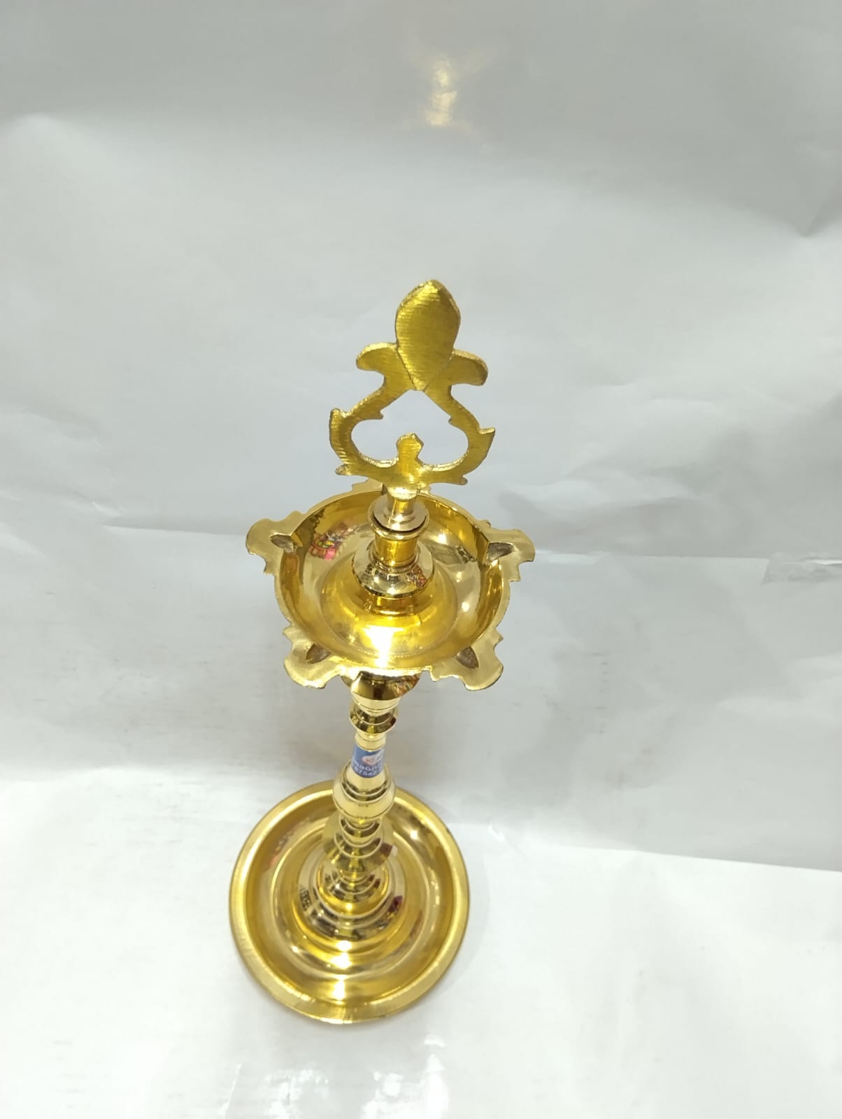 Traditional Indian Brass Festival Oil Kuthu Velakku. - Image 2