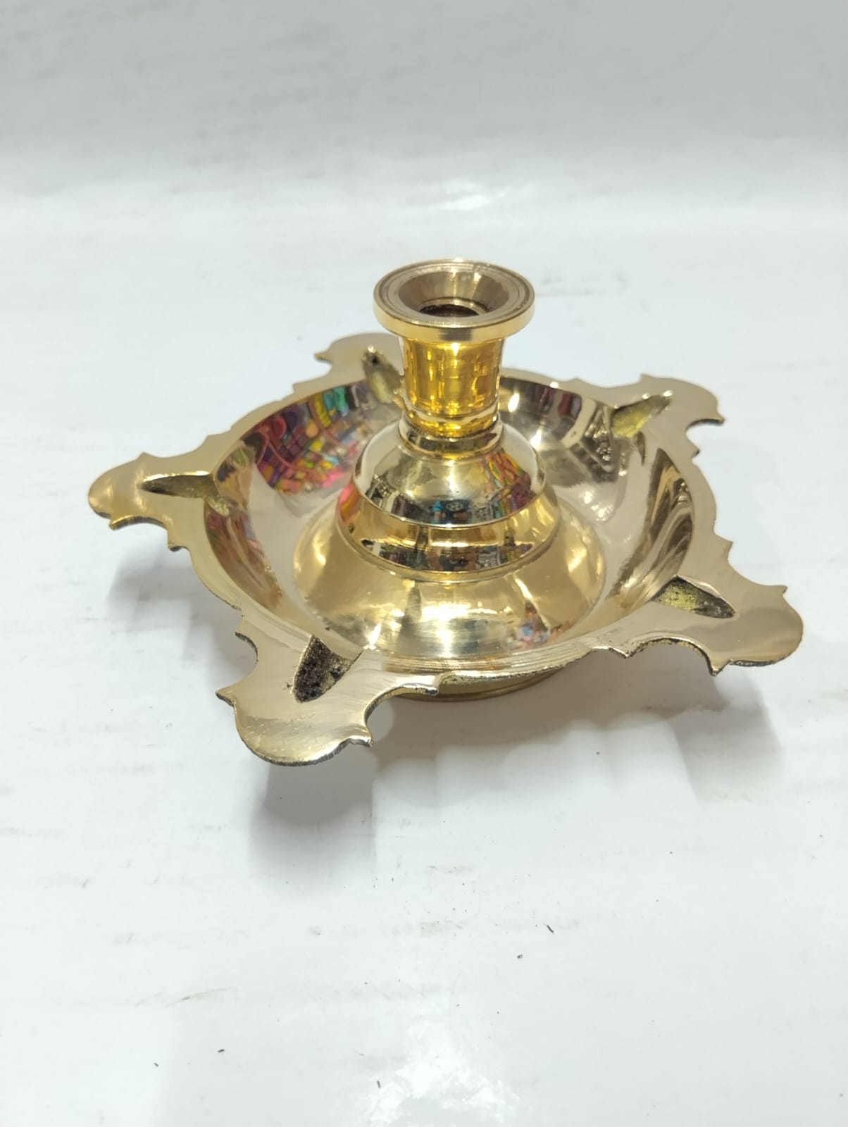 Premium Traditional Brass Festivel Kuthu Velakku - Image 6