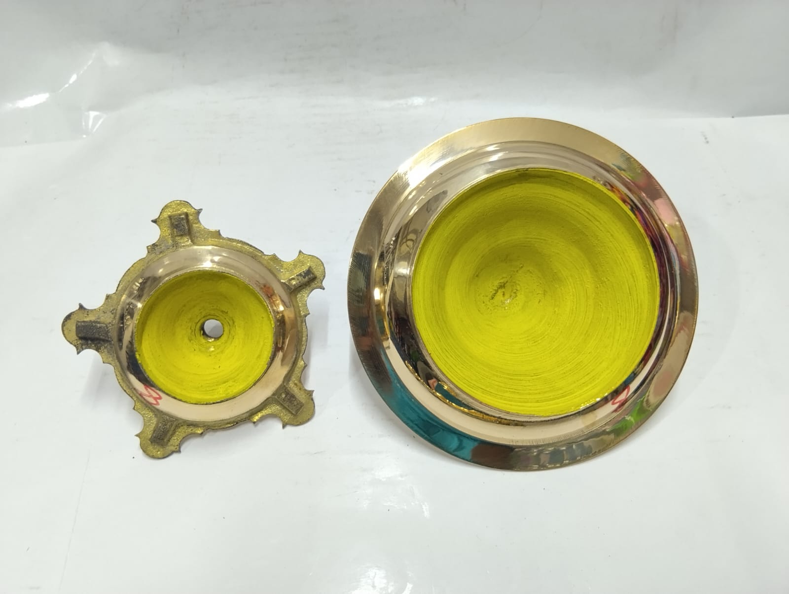 Premium Traditional Brass Festivel Kuthu Velakku - Image 7
