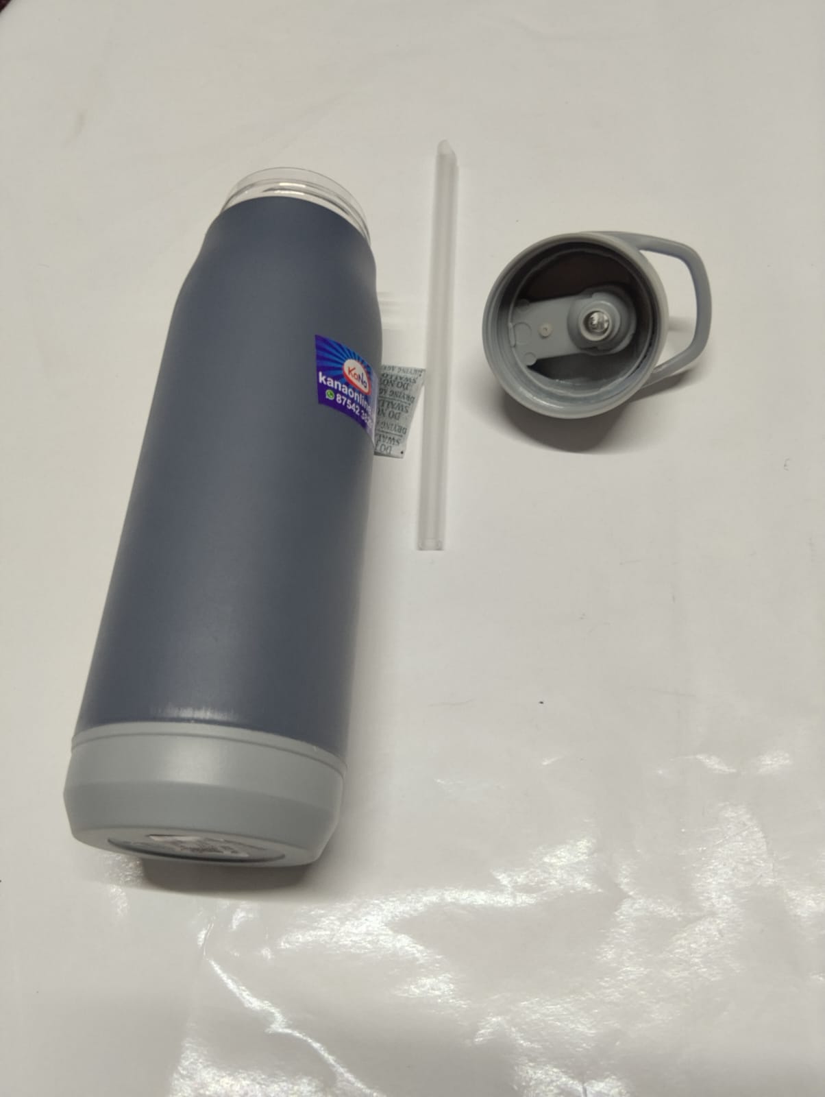 Plastic Kids' Cartoon Sipper Water Bottle - Image 2