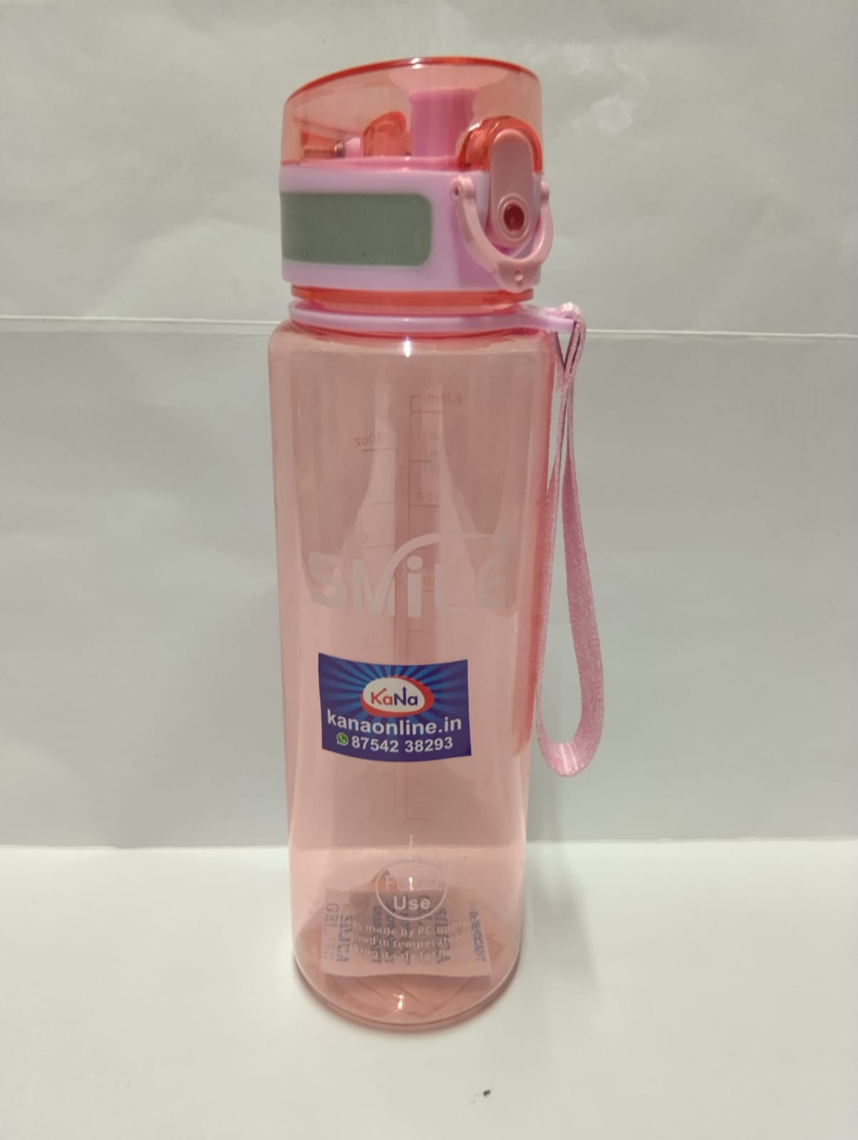 Plastic Flip-Top Water Bottle