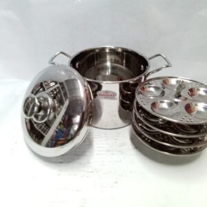 ECO IDLY POT 20 (idlies) 4 IDLY PLATES OF 5 PITS